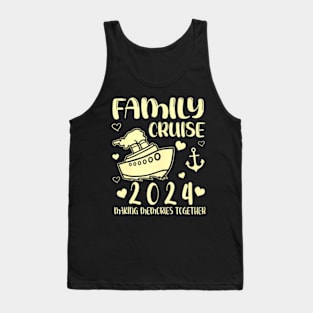 Family Cruise 2024 Making Memories Summer Matching Vacation Tank Top